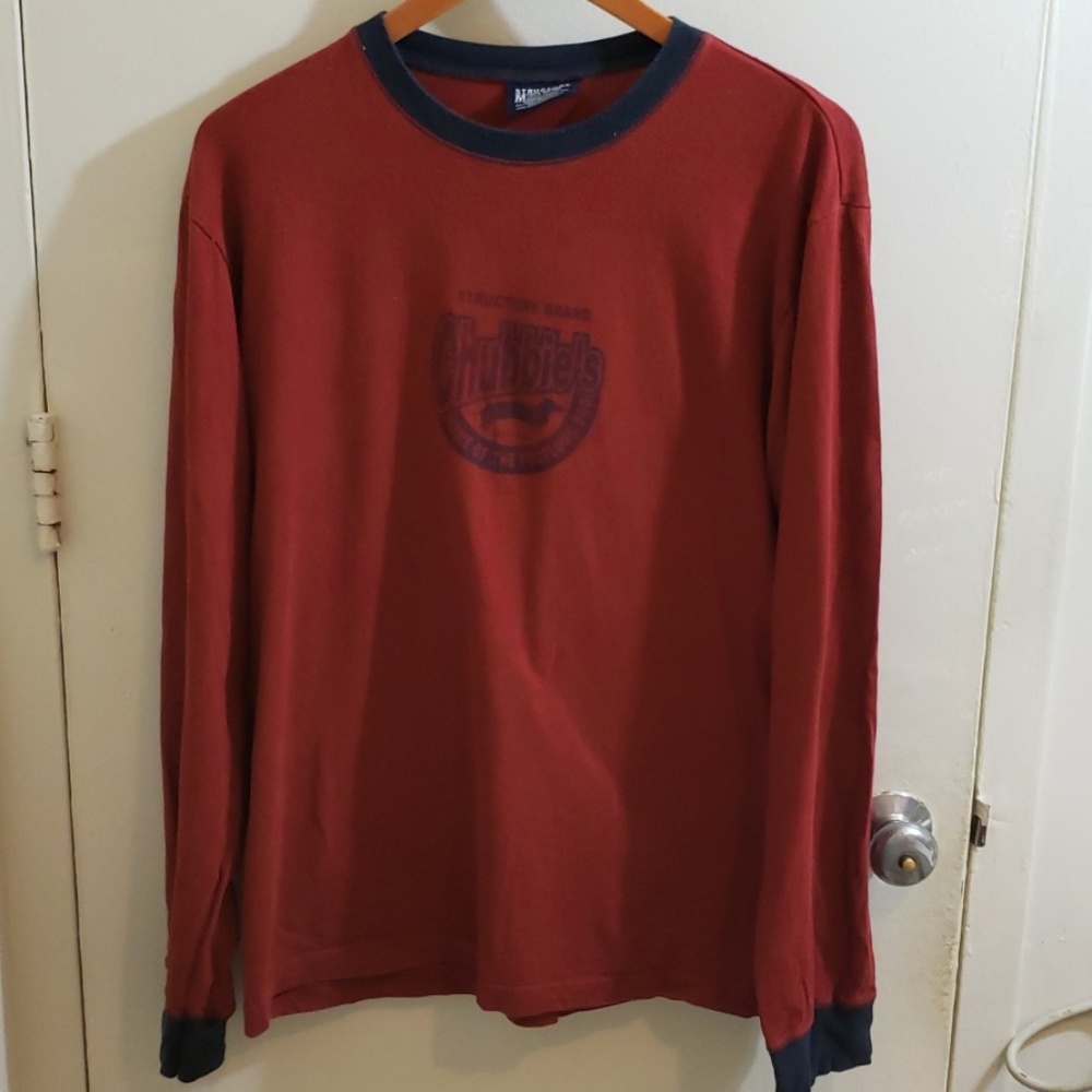 Mens Structure long sleeve t shirt